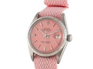 Rolex DATEJUST 1601 SS with "Stella" Pink Dial