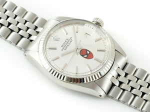 Rolex DATEJUST 1601 SS Silver Dial X Spiderman