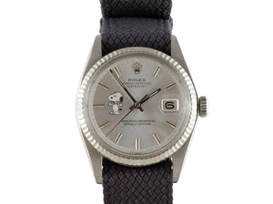 Rolex DATEJUST 1601 with Silver Dial X Snoopy
