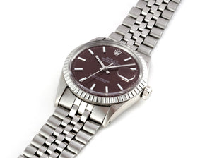Rolex DATEJUST 1601 SS with "Stella" Oxblood Dial